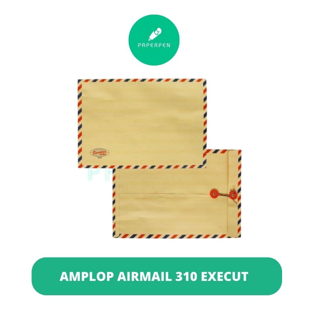 

(Pak10) Amplop Coklat Airmail 310 Execut