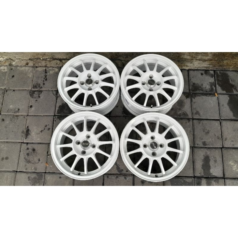 VELG SEKEN MOBIL RACING SSR TYPE F RING 15 LEBAR 6.5 BAUT 4X100 VELG ONLY