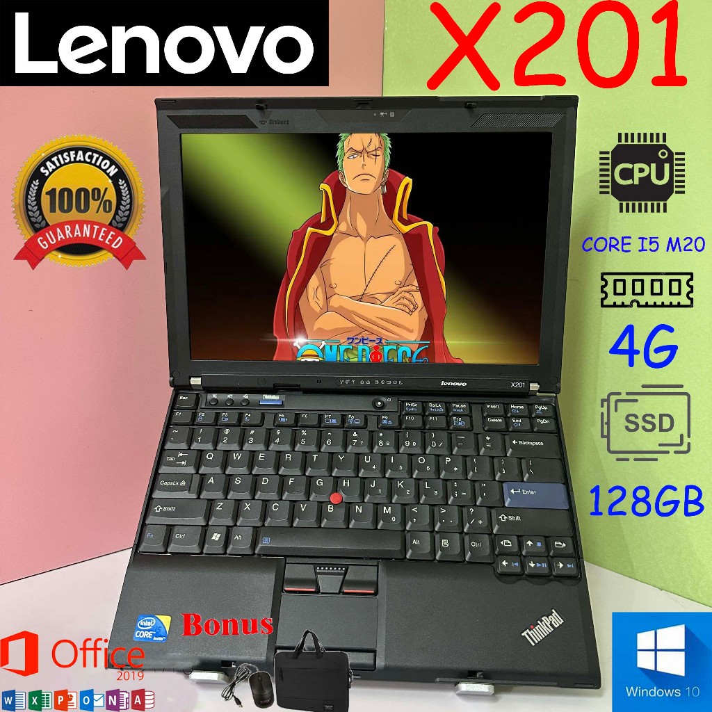Laptop Lenovo Thinkpad X201 Core i5 M20 Ram 4gb/Laptop Second Berkualitas/Laptop Bergaransi Selama 1 Bulan IPS US Keybroad backlight