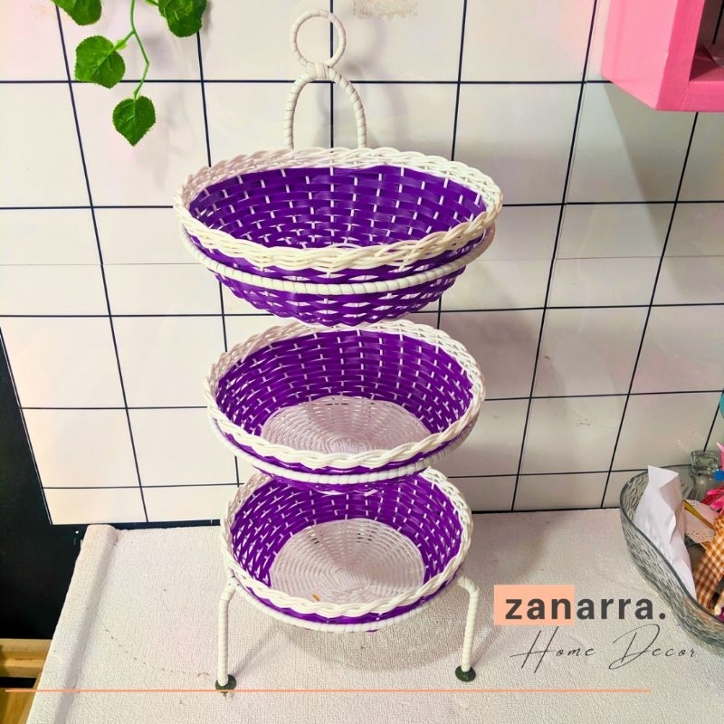 Rak Bawang Aesthetic Bisa Digantung di Dinding Tempat Bawang Bumbu Rak Dapur Susun