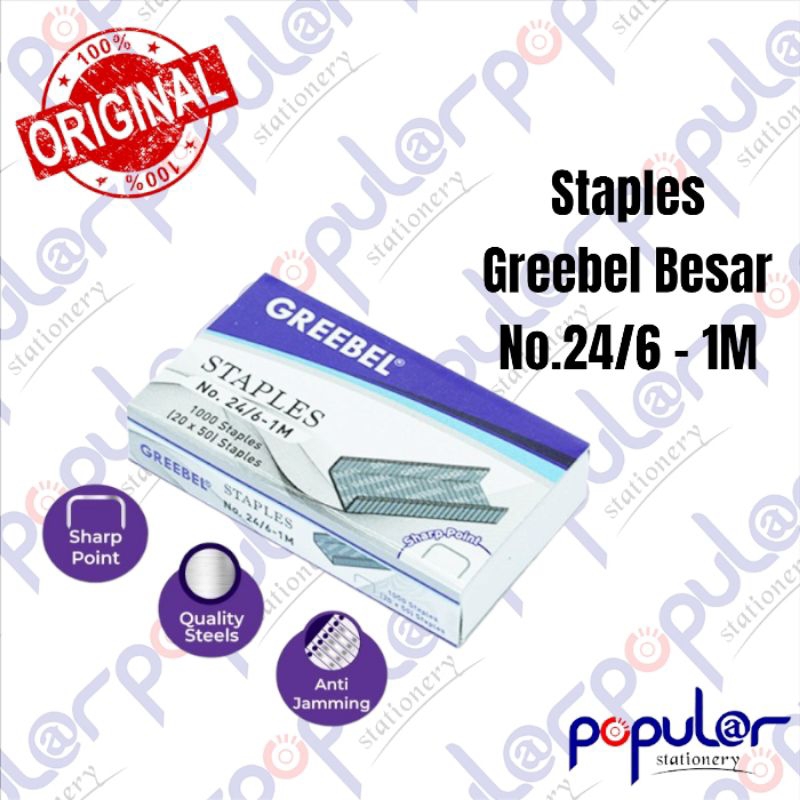 

Staples Greebel Besar No.24 / 6 - 1M