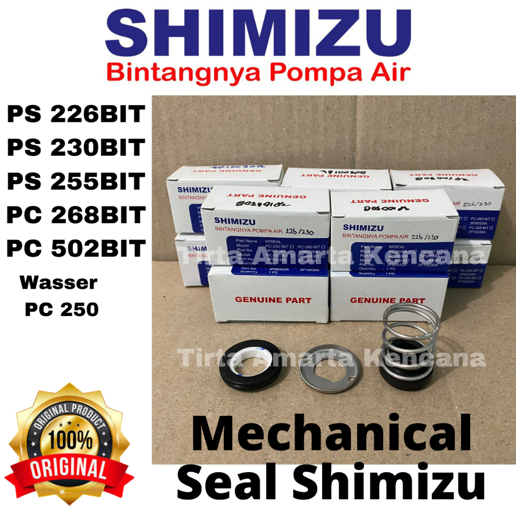 Mechanical Seal Pompa Air Shimizu PS 230 BIT Original