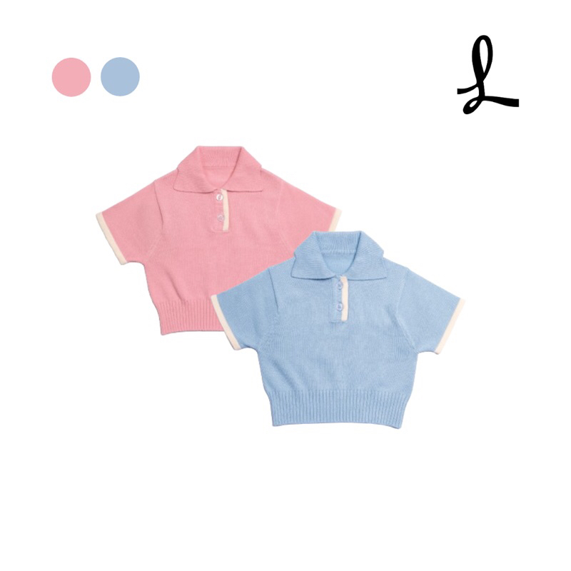 LOMA | Amber Knit Top | Girl knit top | Knitwear Anak Perempuan | Baju Anak Rajut Perempuan| Polo An