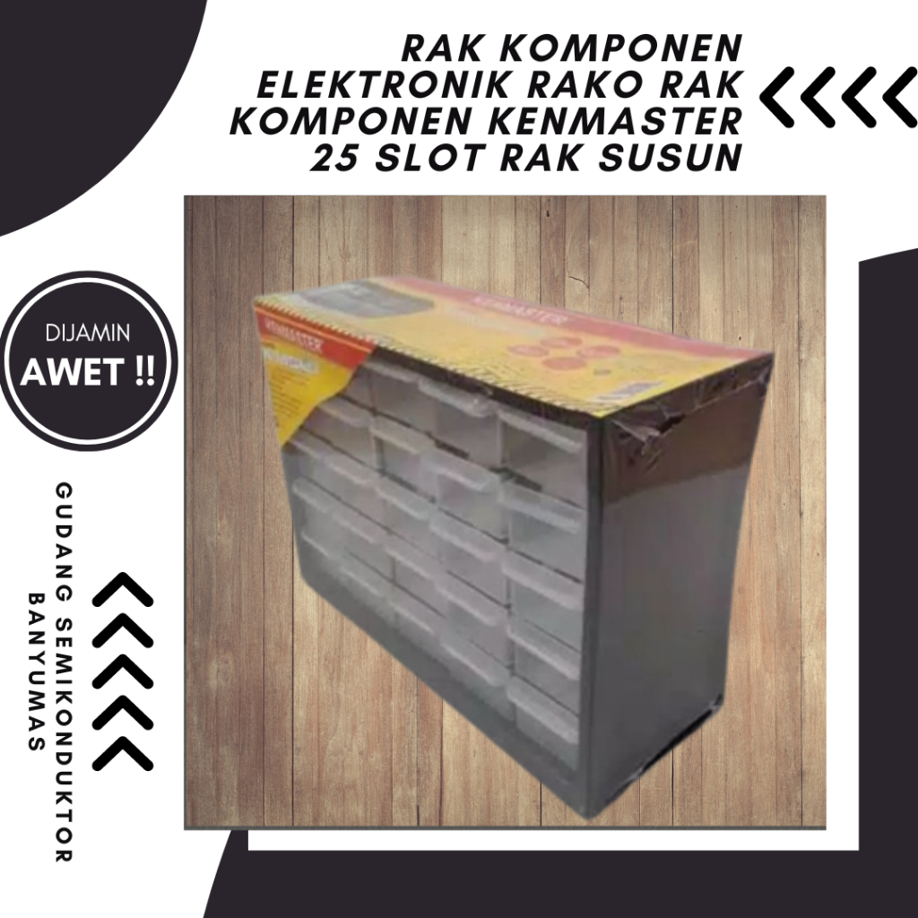 rak komponen elektronik Rako rak komponen kenmaster 25 slot rak susun kenemaster