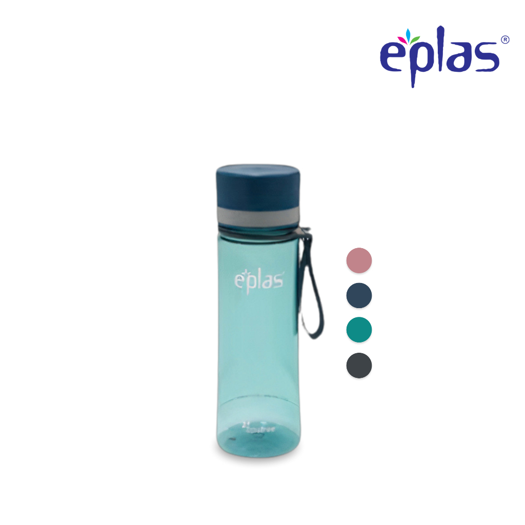 EPLAS Water Bottle With Handle (500ml), Water Tumbler, Botol Air, BPA Free, Tritan EGHT-500