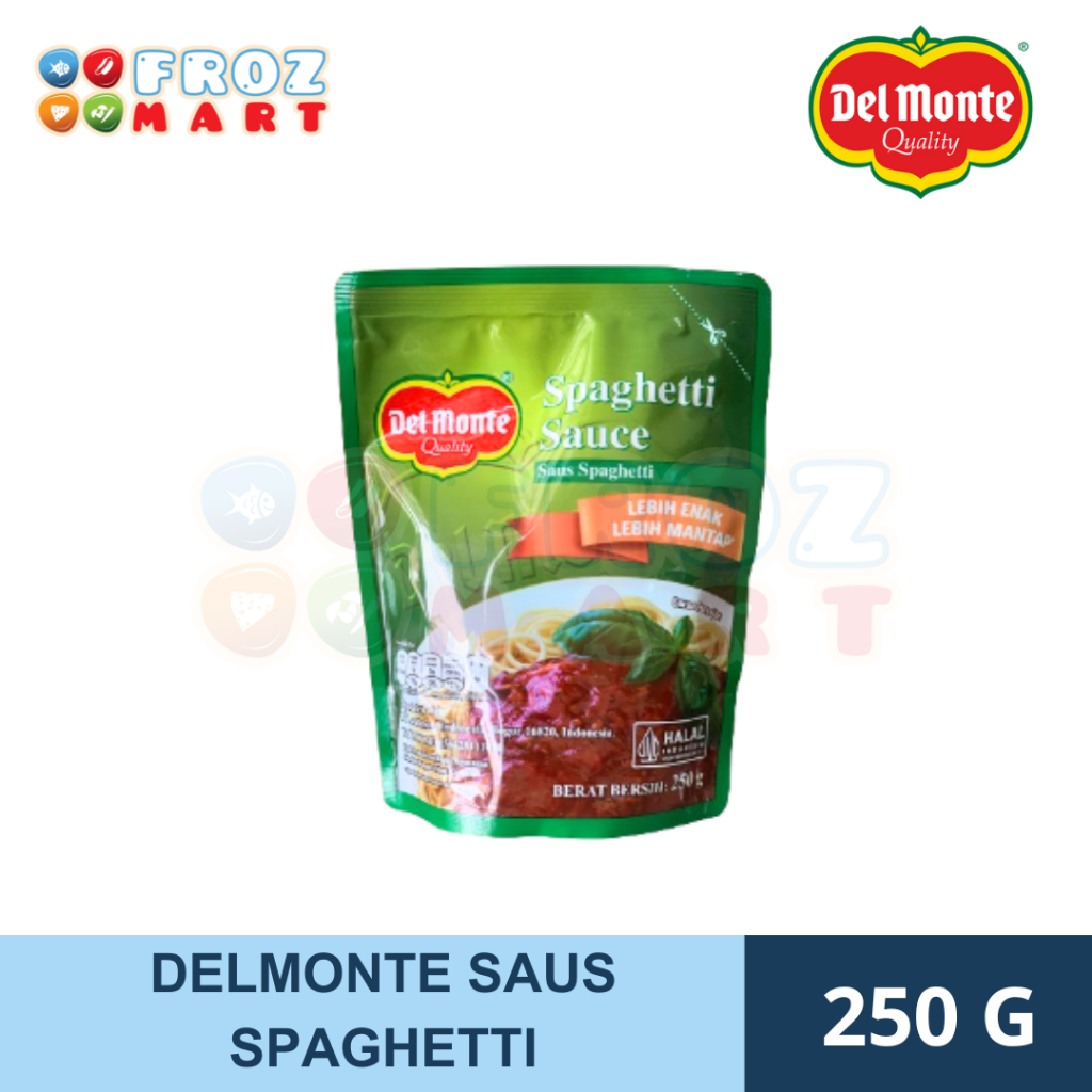 

Delmonte sauce spaghetti 250gr / Delmonte Spageti / Delmonte Saus spaget