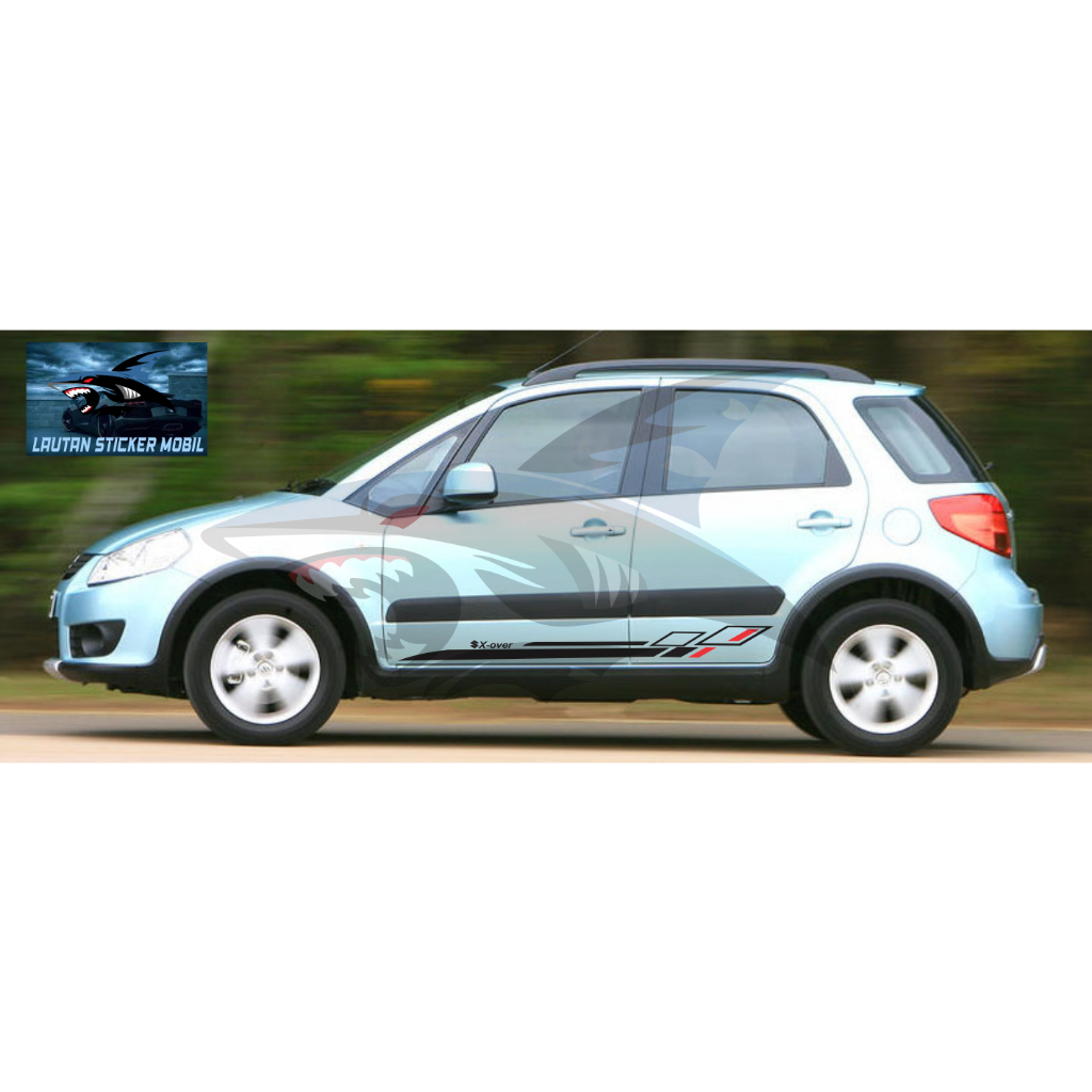 STIKER MOBIL X-OVER CUTTING STICKER LIST MOBIL SUZUKI X-OVER