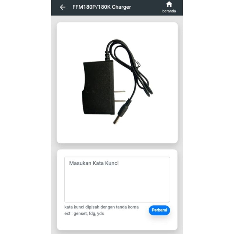 Charger FFM180P/180K