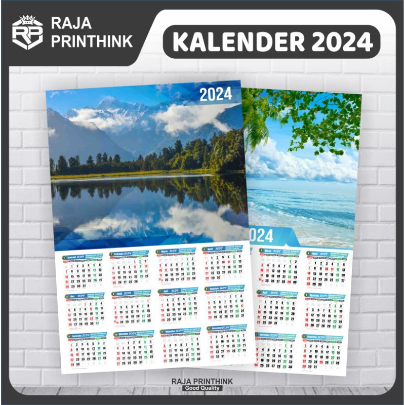 

Kalender 2024 Edisi Pemandangan Alam Keren / Kalender Dinding 2024 Eksklusif / Kalender 2024 Murah Berkualitas