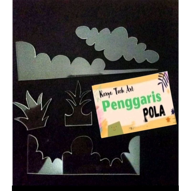 

Penggaris Pola Mewarnai Awan Dan Rumput Isi 5 (LS)
