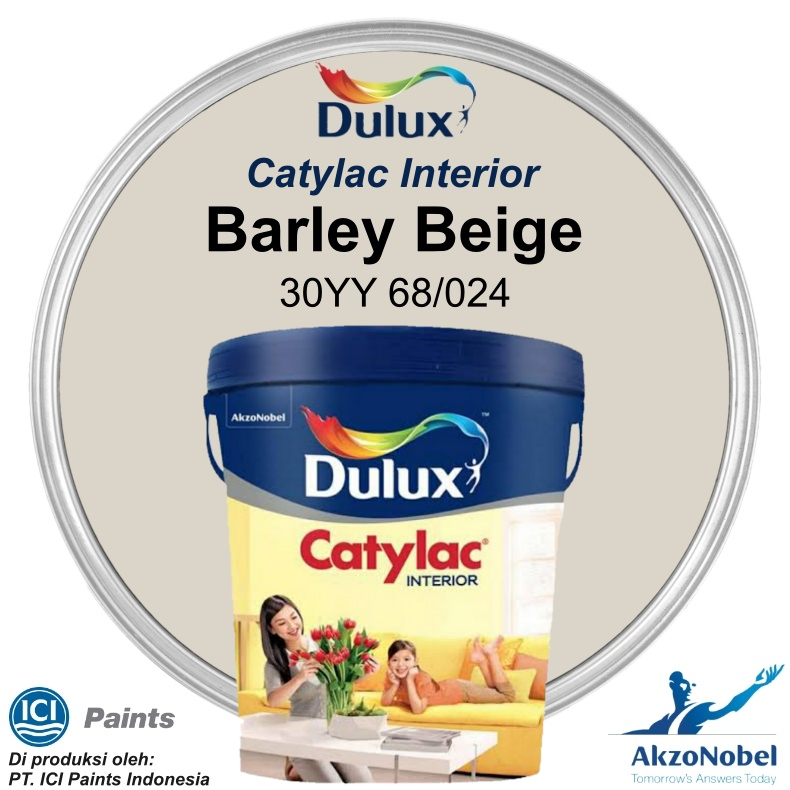 CAT DULUX CATYLAC INTERIOR 5 KG - BARLEY BEIGE 30YY 68/024
