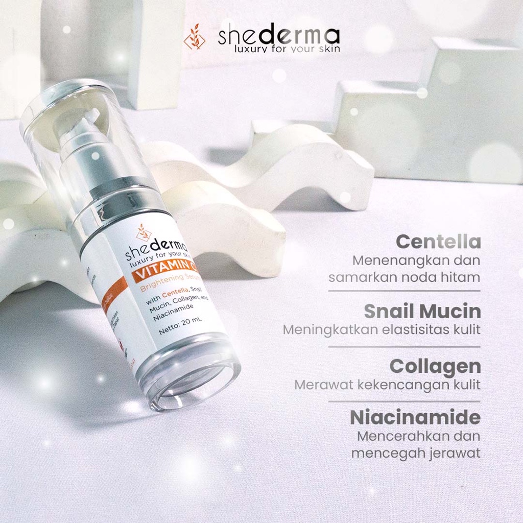 SHEDERMA Serum Vit-C - Brightening Serum with Centella - Serum Wajah