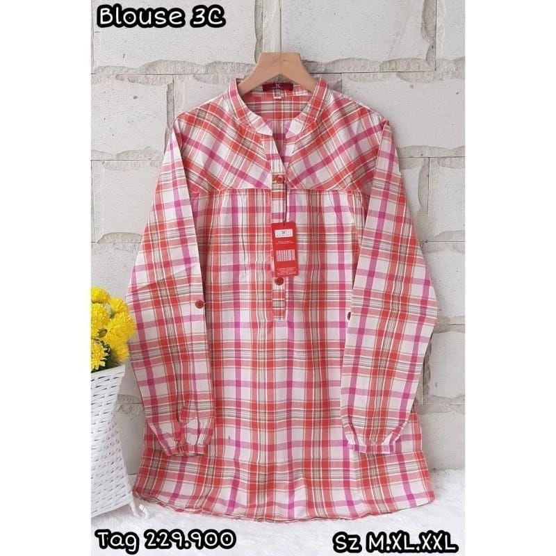 Kemeja 3C original wanita, kemeja 3coins wanita