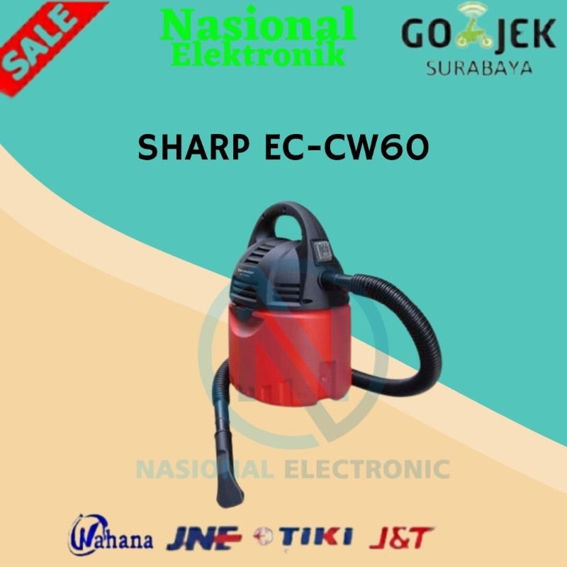 VACUUM CLEANER SHARP EC-CW60/PENYEDOT DEBU SHARP ECCW 60/PENYEDOT DEBU LOW WATT/PENYEDOT DEBU BASAH 
