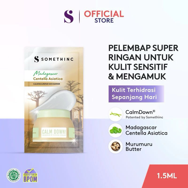 [SACHET] Somethinc CALM DOWN Skinpair R-Cover Cream 1.5 gr