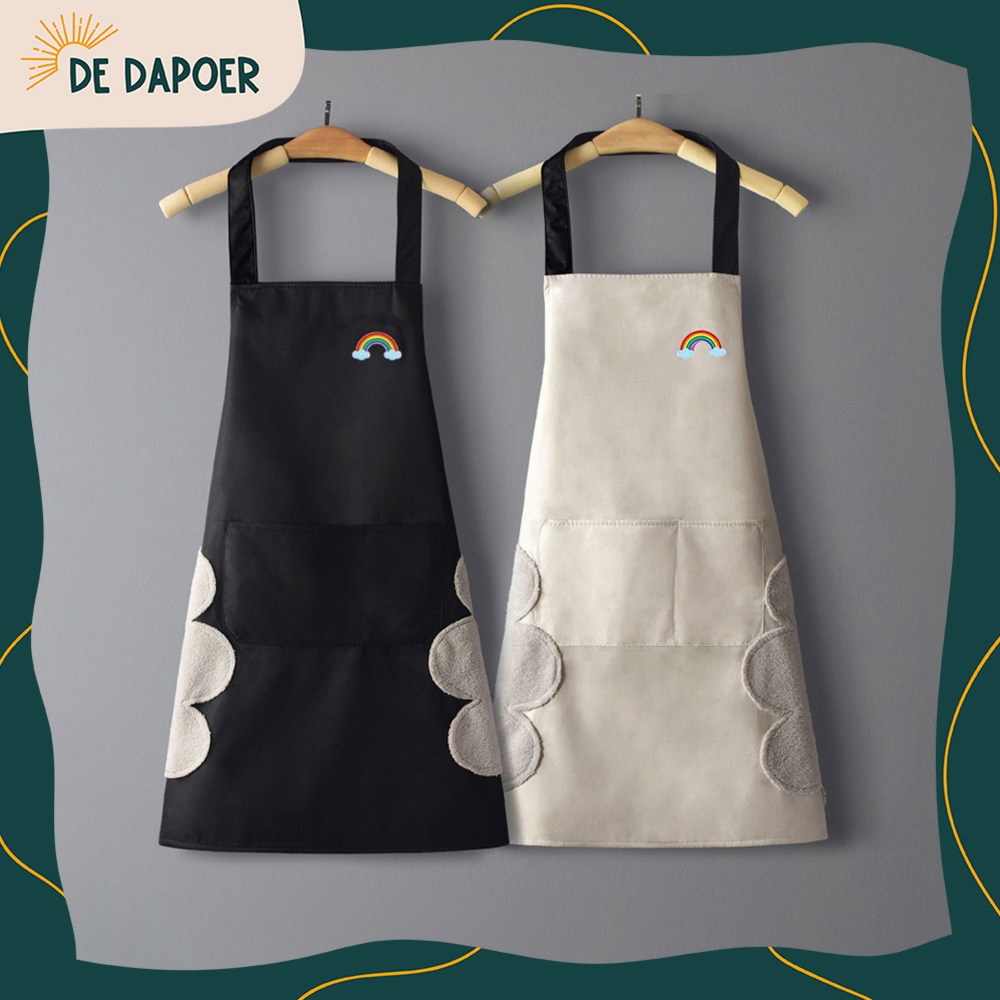 Celemek Dapur Chef Barista Kopi Waterproof Apron Waiter