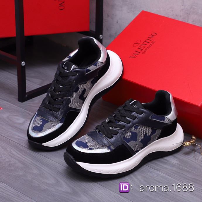 VALENTINO Breathable and Comfortable Casual Shoes Men's Sports Shoes