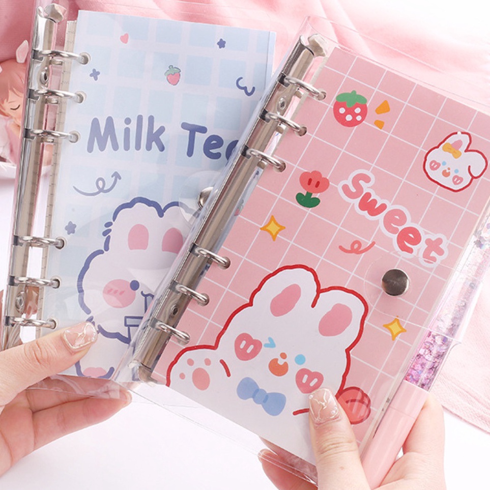 

Ready TOPER Binder Note A6 100 lembar Lucu Karakter Character Daily Planner Aesthetic Estetik ➜♪✲❊