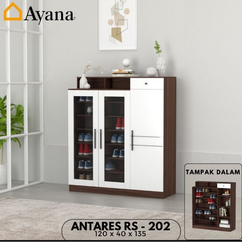 Rak Sepatu/Rak sendal/Rak Sepatu Antares Rs 202 Ayana