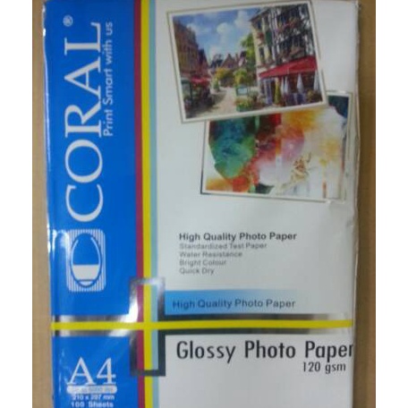 

Diskon Promo Glossy Photo Paper 120gsm A4 Coral Produk