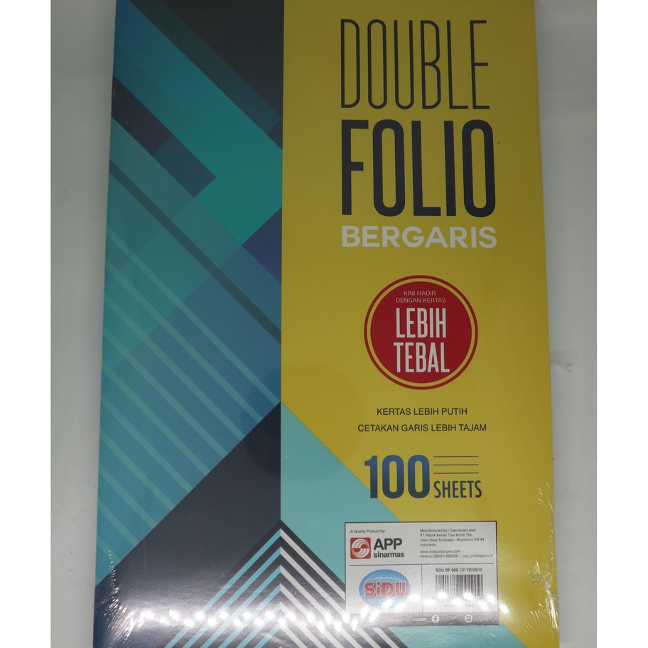 

Diskon Double Folio Sidu 100 Lembar Murah