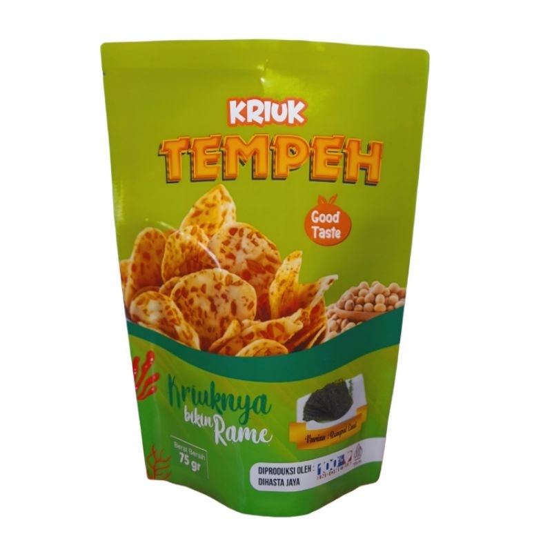 

Dihastafood Keripik Tempe Premium Rasa Seaweed/ Cemilan Sehat Keluarga