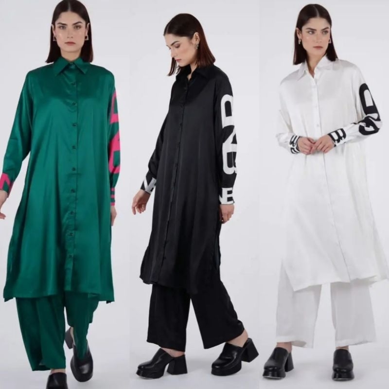 SALE New BNB Mateen Set Brand No Brand ( Setelan Tunic dan Celana )