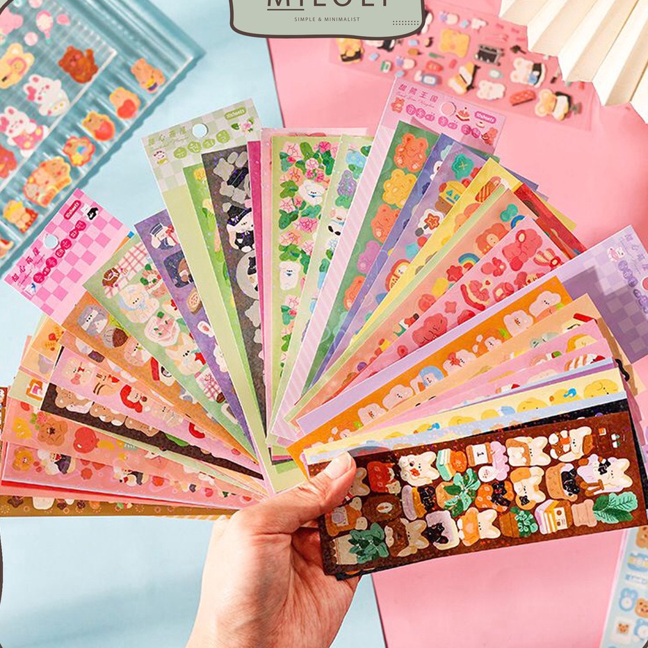 

★★★★ [MILOLI] 10Pcs FUNNY CARTOON SERIES PET DIY Diary Sticker Jurnal BUJO Planner Deco Stiker Hias - B0397 ➠☇☆✶