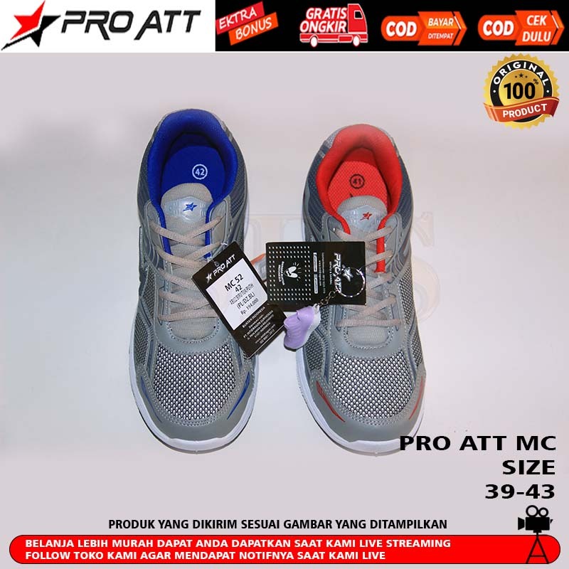 SEPATU PRIA SEPATU PRO ATT MC 52 ABU BIRU