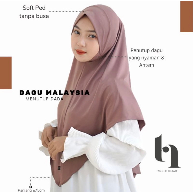 hijab dagu Malaysia best seller | hijab instan malaysia
