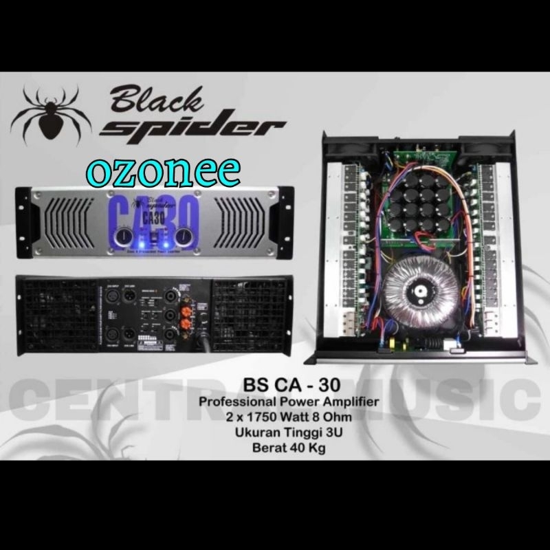 Power Amplifier Black Spider CA 30 CA30 Original Blackspider