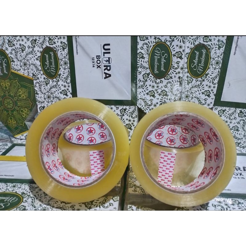 LAKBAN BENING / LAKBAN COKELAT 48mm x 90yard / 48mm x 120yard