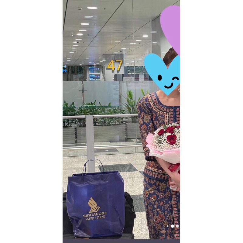 

new Singapore airlines plastic bag