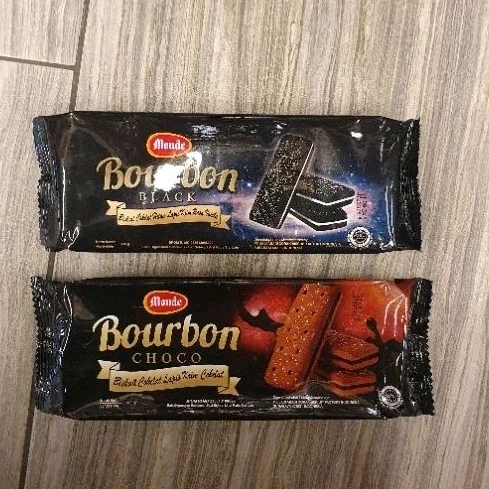 

Monde biskuit rasa BOURBON BLACK / COKLAT 140gr per varian