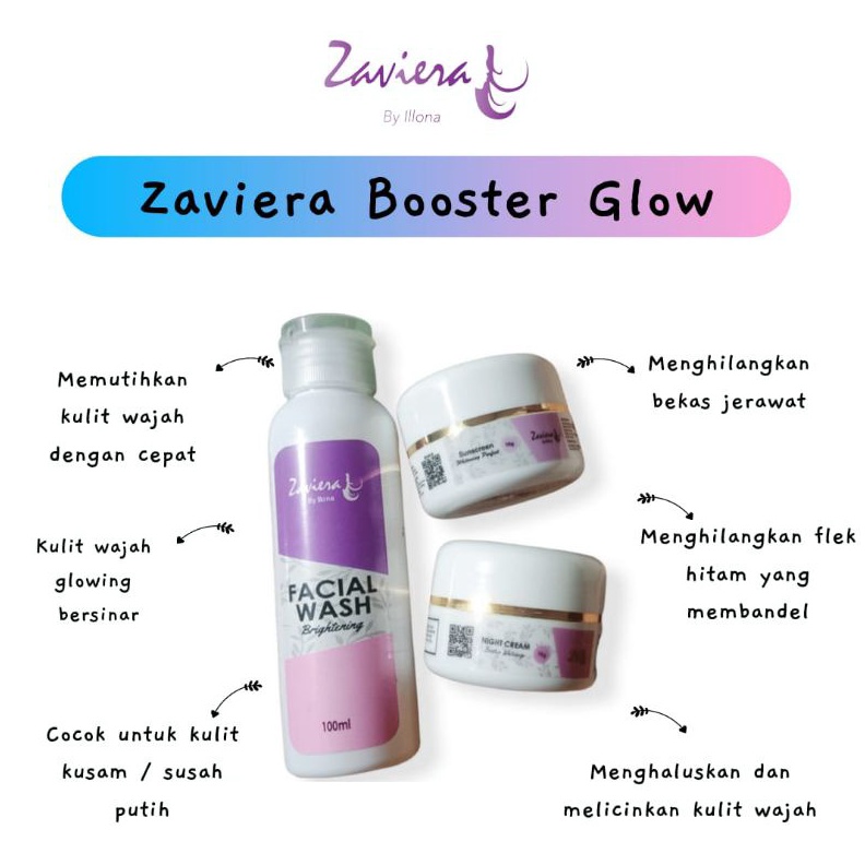 Terkini☏ZAVIERA/GLOWING/BOOSTER GLOW
