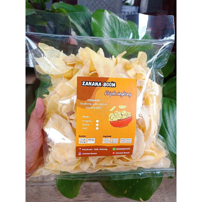 

KRIPIK SINGKONG GADUNG 250 gram