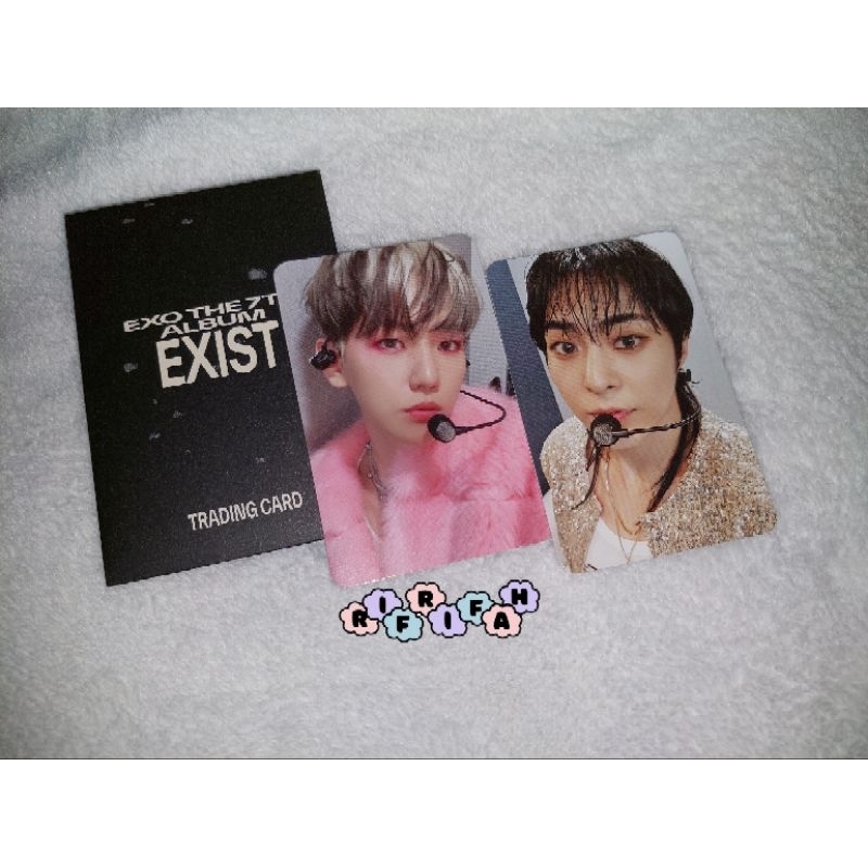 Unsealed EXO Trading Card || TC EXIST Cream Soda Baekhyun Xiumin D.O Kyungsoo
