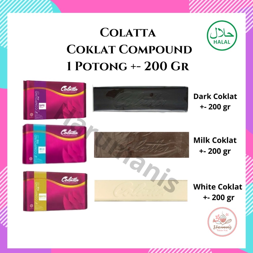 

GW9758 Colatta Coklat Batang +- 200gr Dark Coklat Milk Coklat White Coklat 41