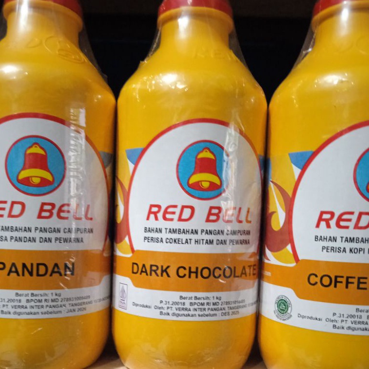 

[PRODUK GCKPN40] Red Bell 1kg Pandan Dark Chocolate Coffe Mocca 3492