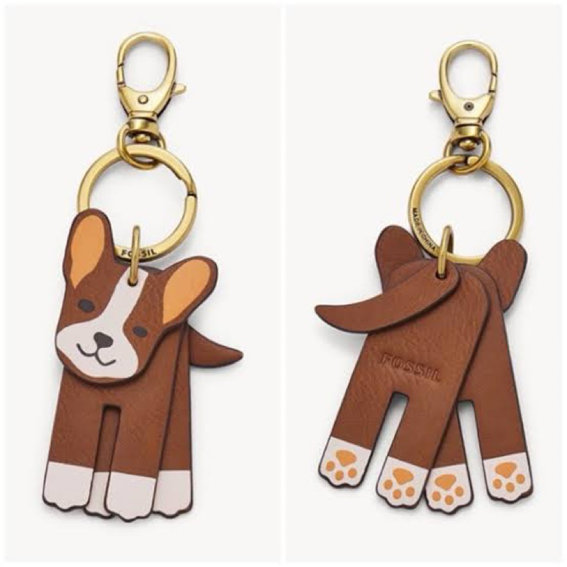 FossilSophia Key Fob/Ring- DOG-movable