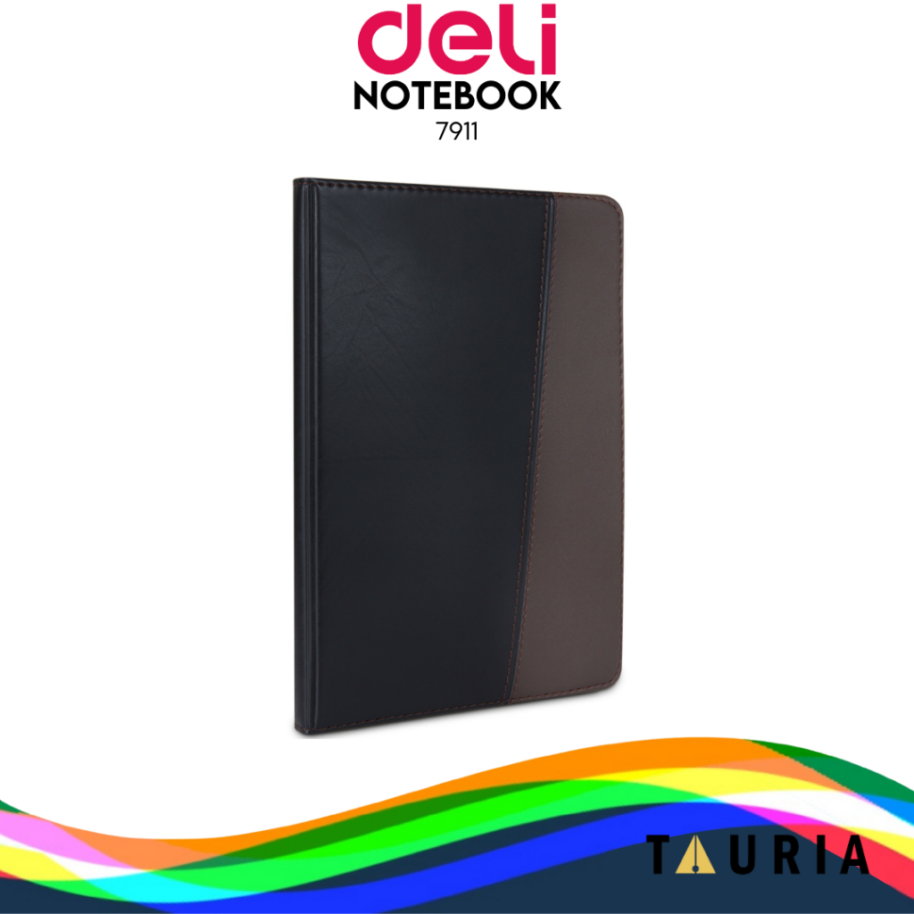 

NOTEBOOK / BUKU CATATAN COVER KULIT A5 CASUAL DELI 7911