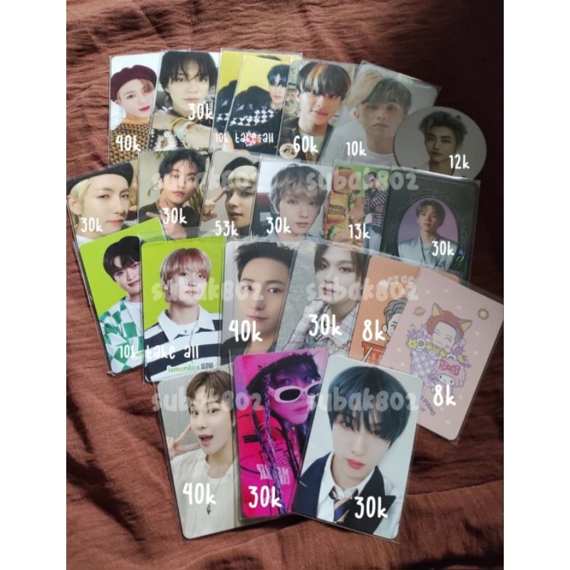photocard nct jungwoo mark jeno jaemin haechan shotaro renjun chenle jisung kun we go up resonance n