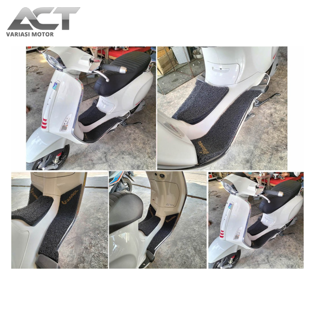 Karpet Vespa Sprint Karpet Vespa Primavera Bahan Serabut Tebal