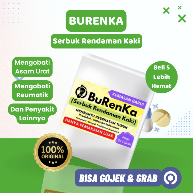 Burenka Original Ramuan Serbuk Rendaman Kaki