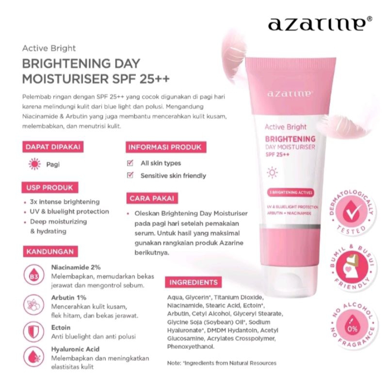 Azarine Day Cream Brightening 20gr