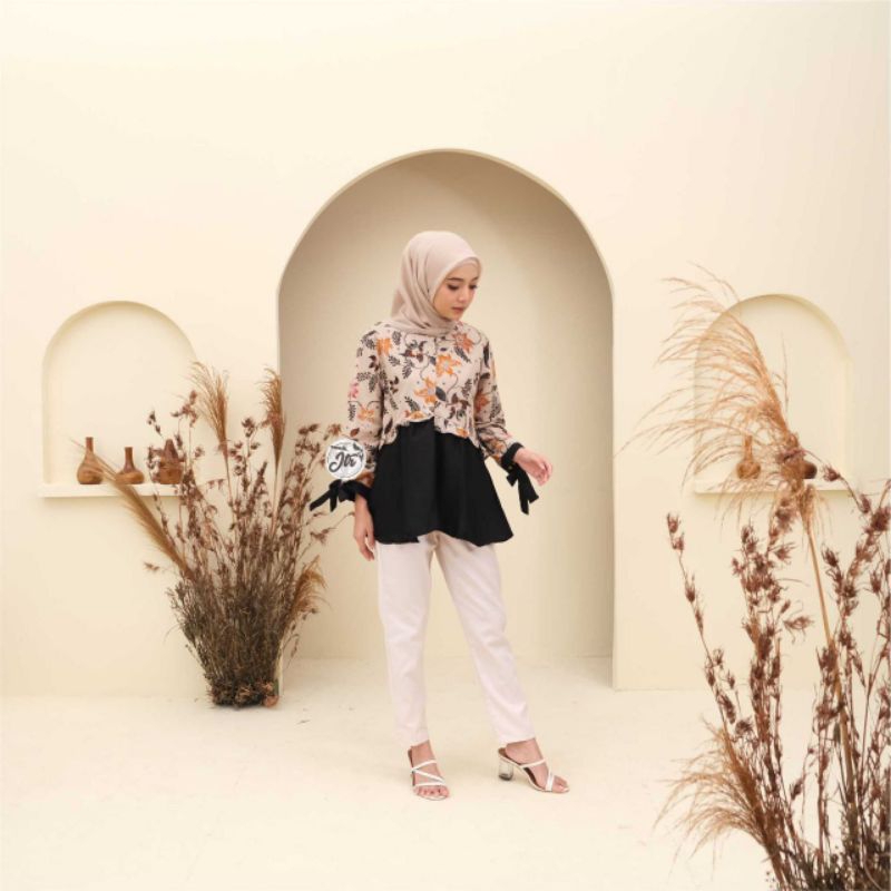 blus batik wanita blus batik busui baju atasan batik wanita baju atasan batik wanita