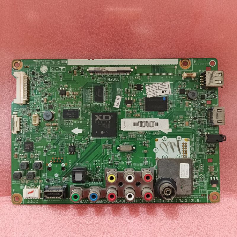 MAINBOARD TV LED LG 42LA6130-TB SECOND ORI - MB ORI TV LED LG - MAINBOARD MOTHERBOARD MENBOARD MOBO 