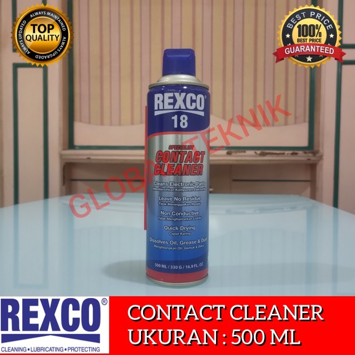 Rexco 18 Contact Cleaner 500 ML Rexco 18 Contact Cleaner 500 Ml  Pembersih Elektrik  500 ML Rexco18 