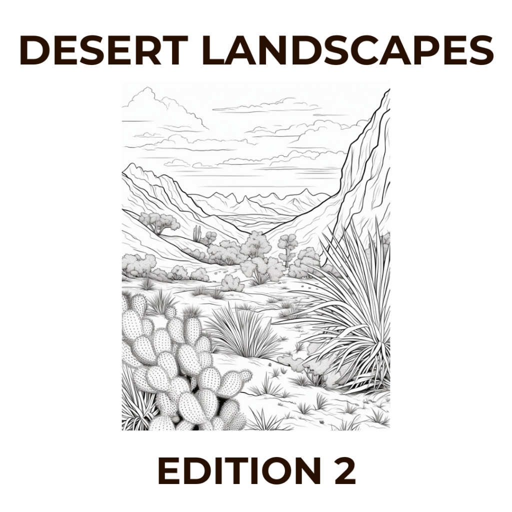 

Halaman Mewarnai Tema Pemandangan Gurun Edisi 2 File Digital