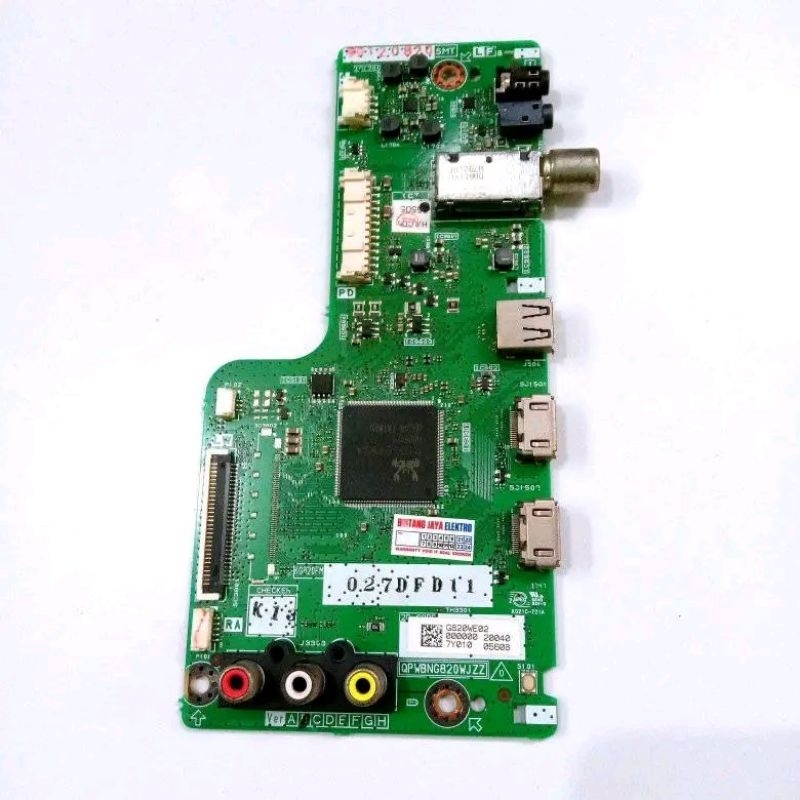 Mb - Mainboard - Motherboard - Mobo - Micom - Modul - Mesin Tv LED Sharp LC-32SA41001 - LC-32SA4100I